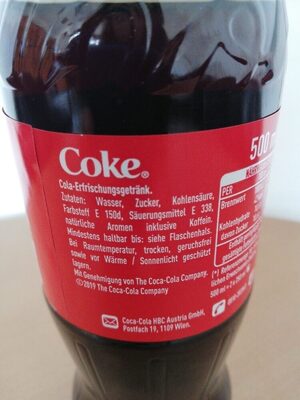 Coca-Cola Original Taste - Zutaten