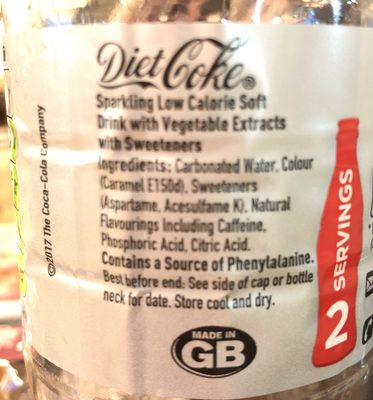 Diet coke - Ingrédients