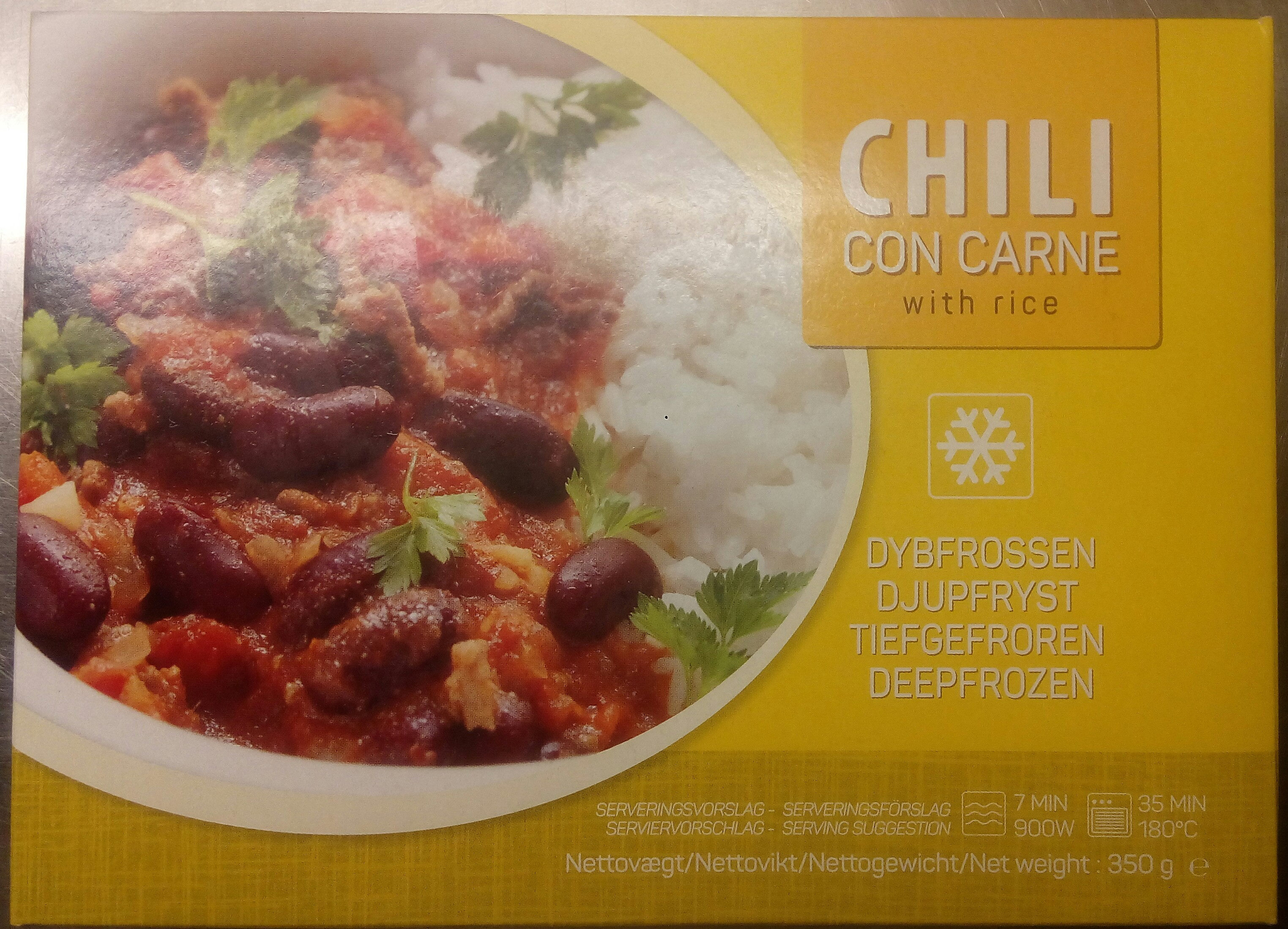 Chili con Carne with rice - Produkt - da