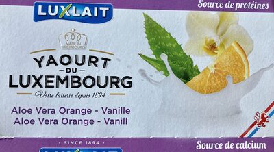 Yaourt du luxembourg - Aloe Vera Orange - Produit