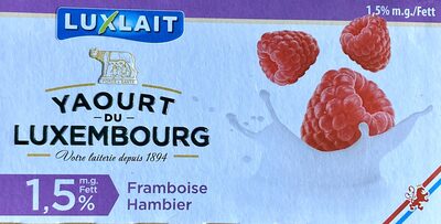 Yaourt du Luxembourg - Framboise - Product - fr