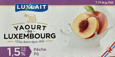 Yaourt du Luxembourg - Pêche - Produit