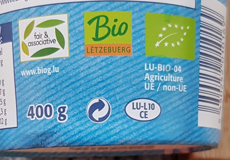 Bio-Joghurt Fraises - Instruction de recyclage et/ou informations d'emballage