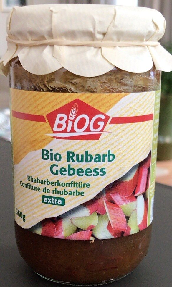 Confiture de rhubarbe - Produit