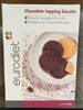 Biscuits nappage chocolat - Produkt