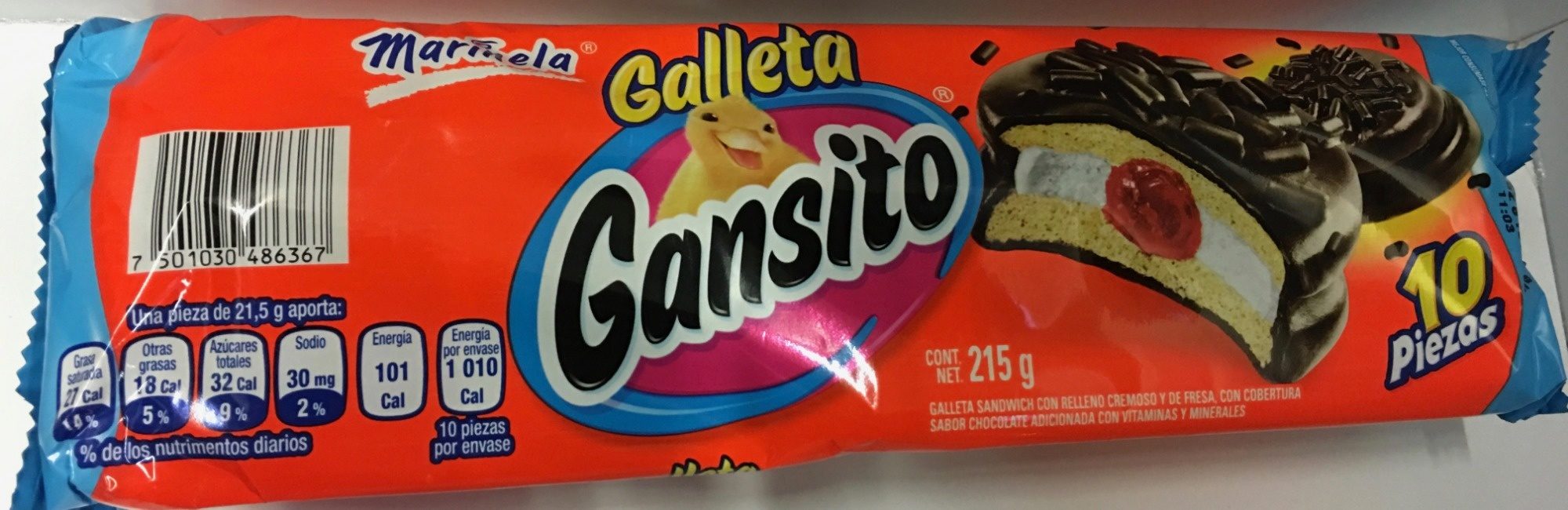 Galleta Gansito - Produkt - es