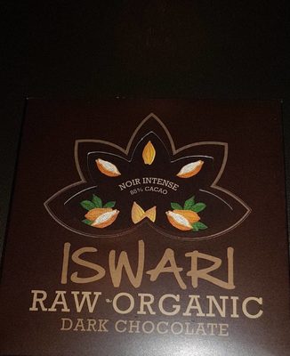 Raw organic dark chocolate - Product - fr