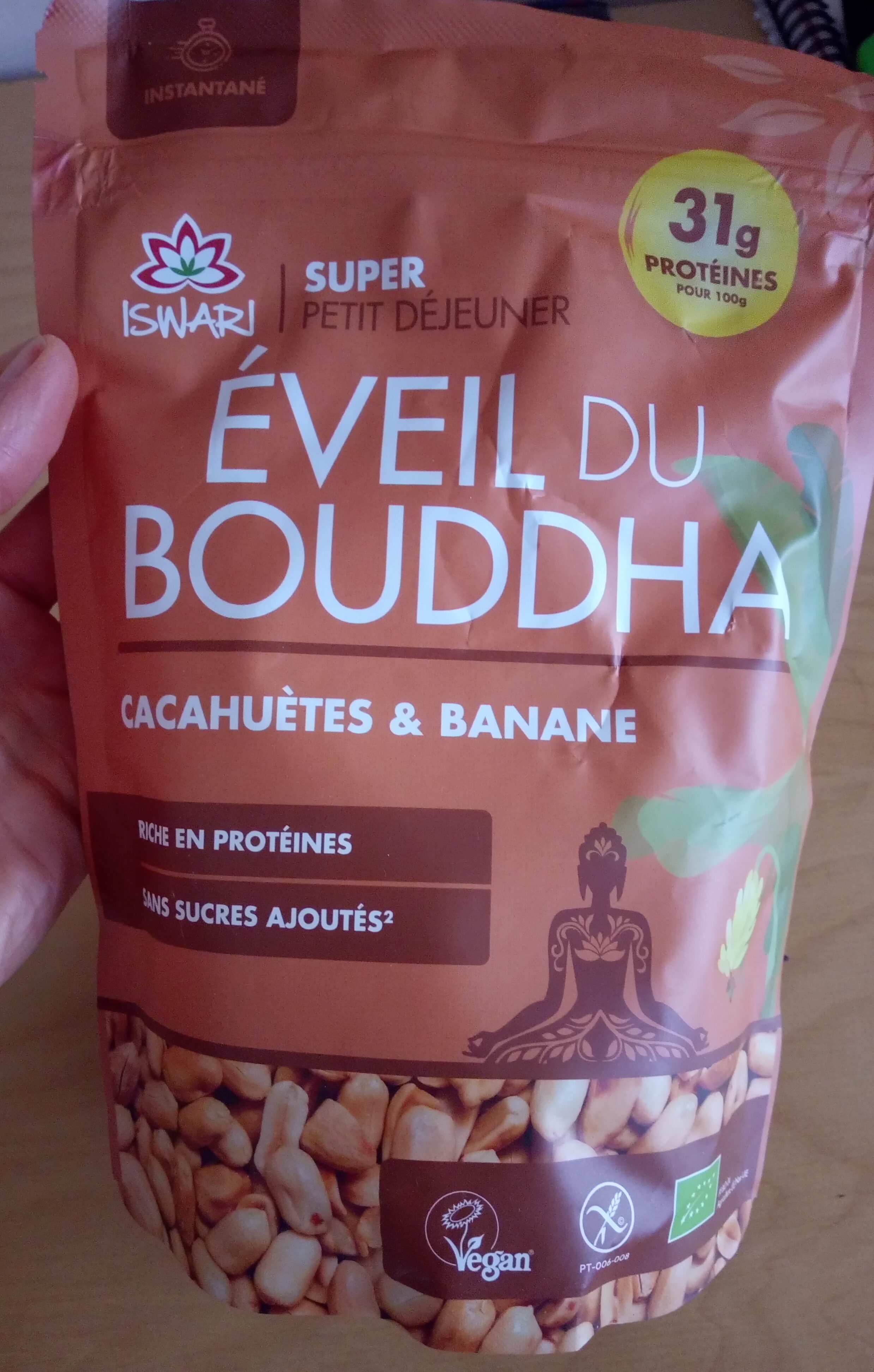 Éveil du Bouddha cacahuètes & bananes - Instruction de recyclage et/ou informations d'emballage