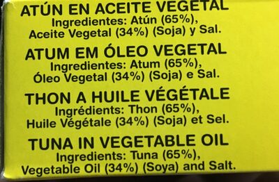 Thon - Ingredients - fr