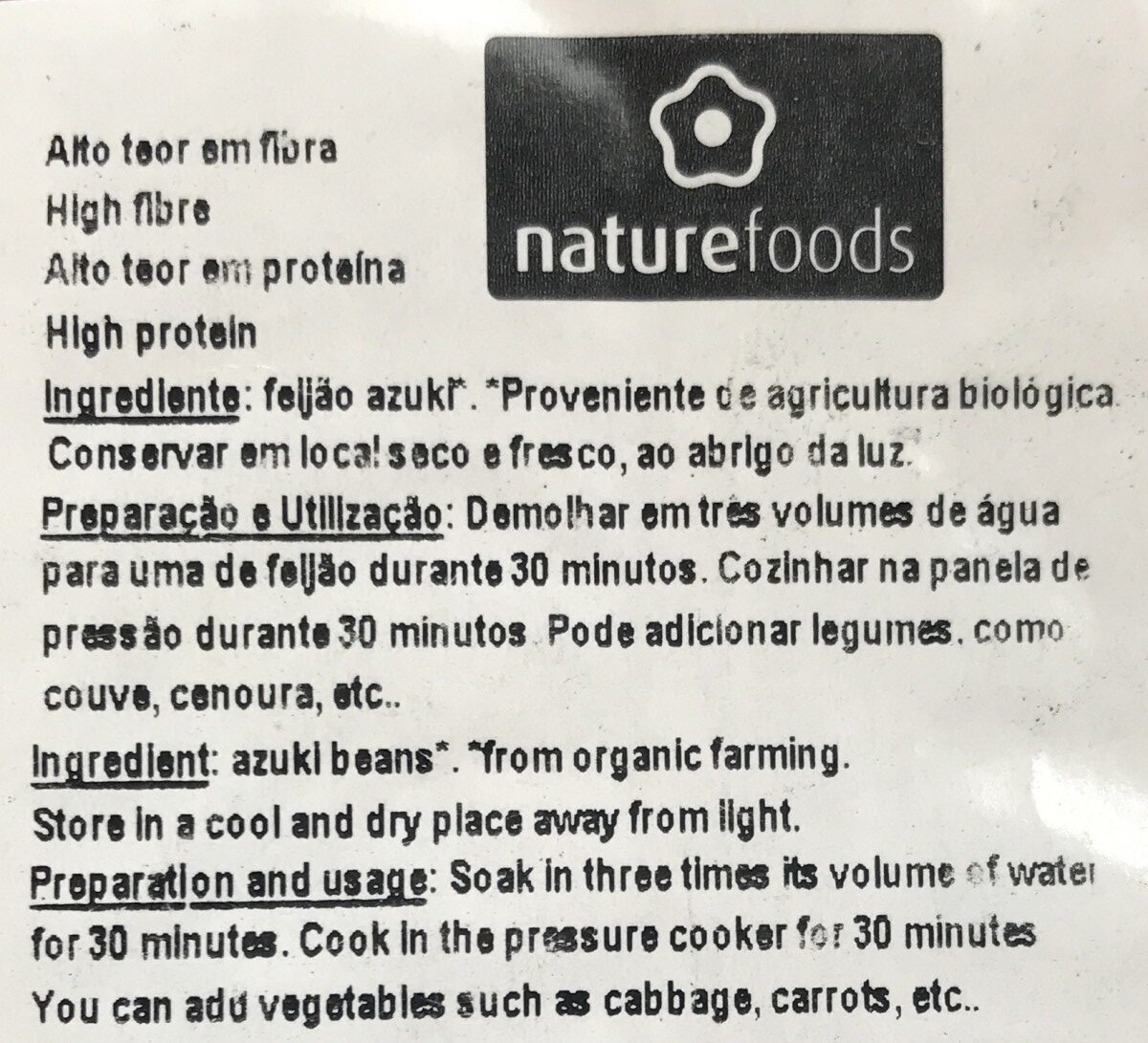 Haricots azukis - Ingredients - fr