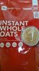Instant whole oats natural - Product