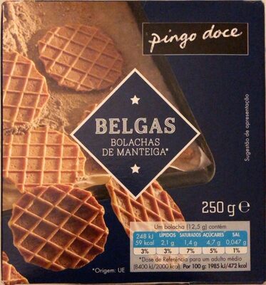 Belgas - Bolachas de manteiga - Product - pt