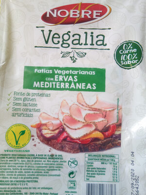Vegalia - Ingredients - fr