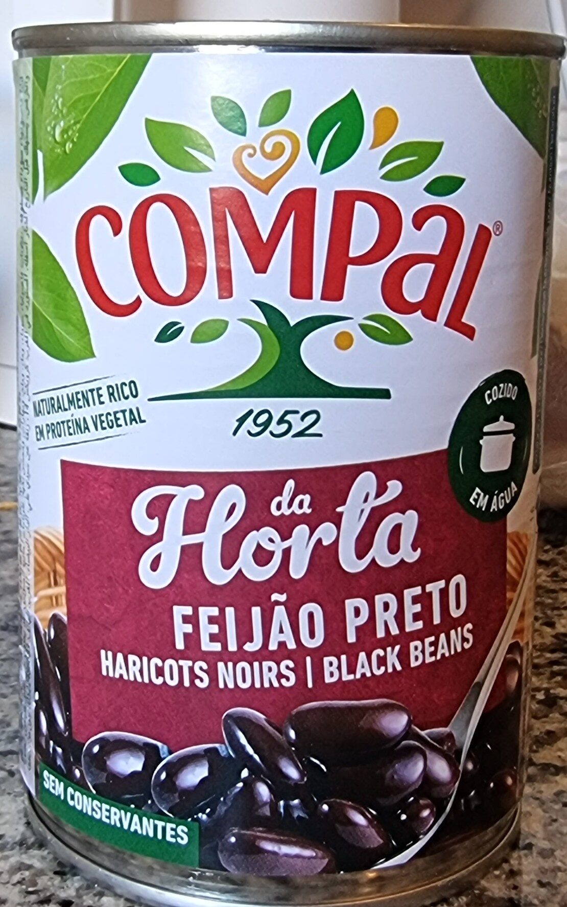 Compal da Horta - Feijão Preto - Produto
