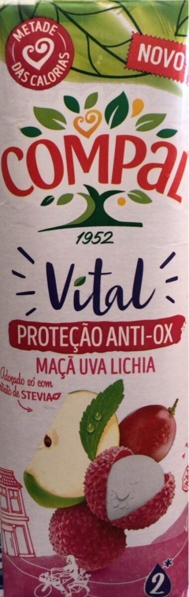 Vital Proteção Anti-ox Maça Uva Lichia - Produto