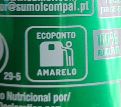 Sumol Ananas - Recycling instructions and/or packaging information - pt