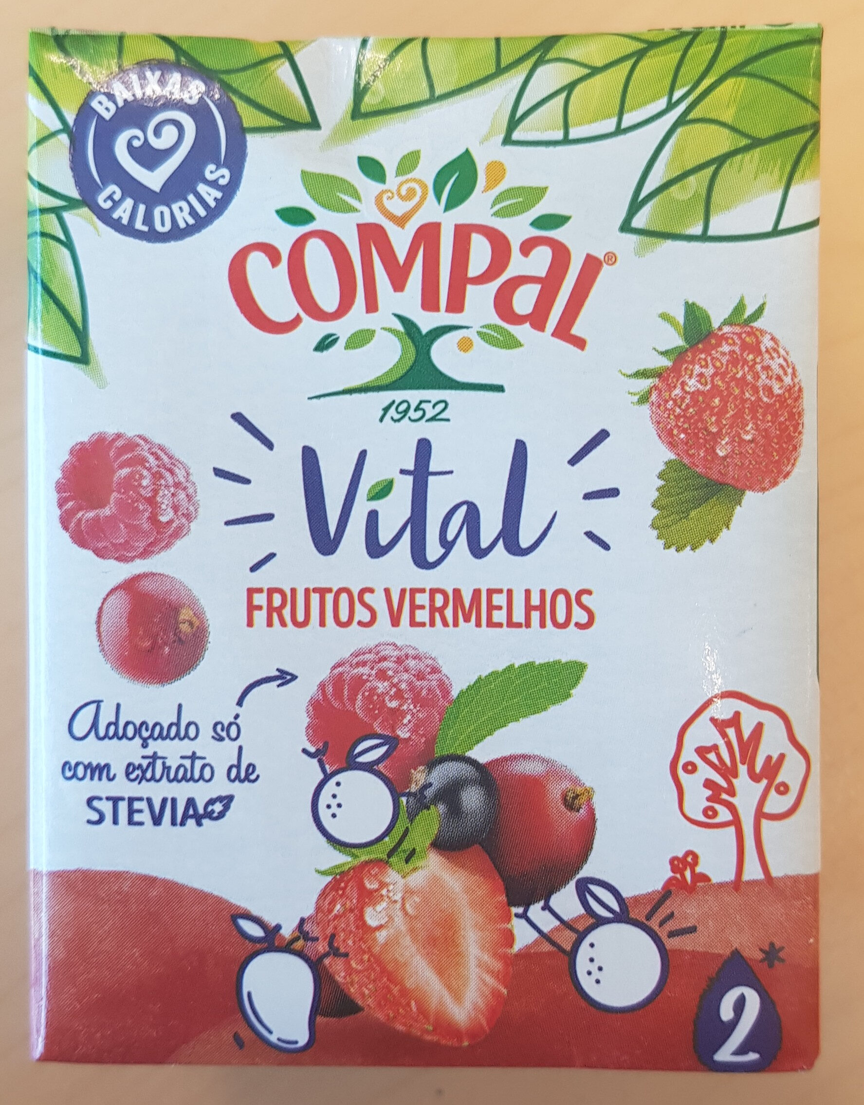Vital Frutos Vermelhos - Produto
