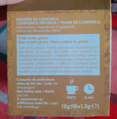 Tisane de camomille - Ingredients - pt