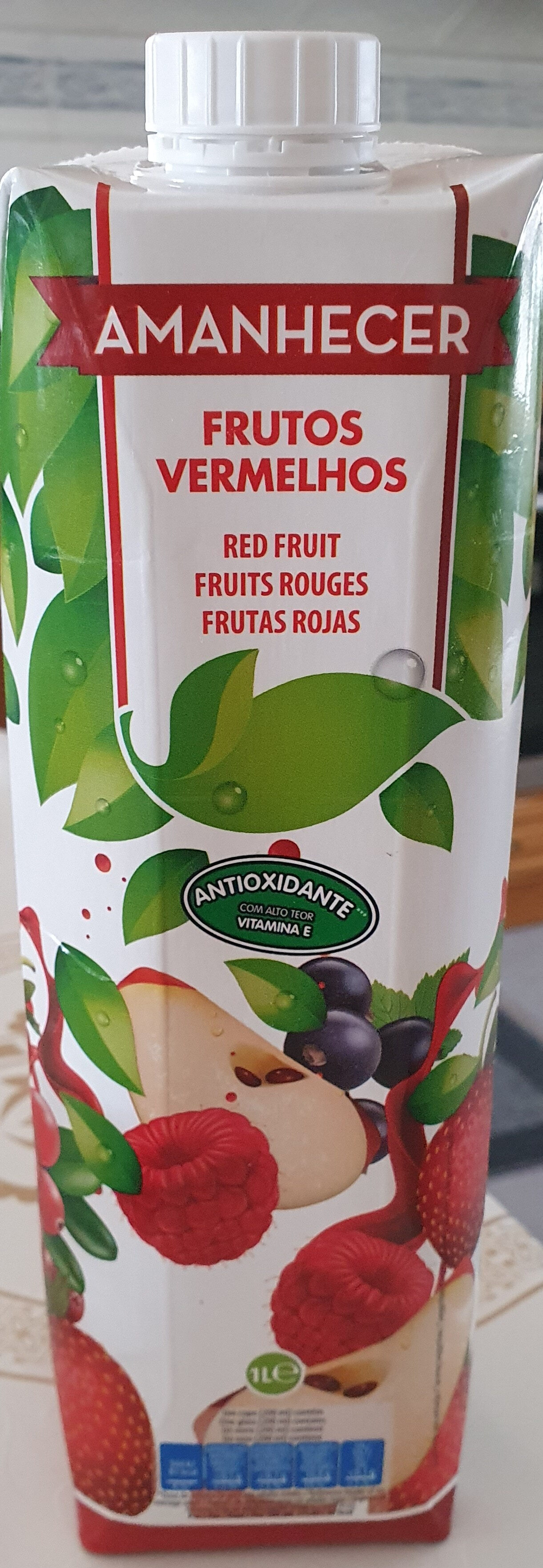 Néctar de frutos vermelhos - Produto