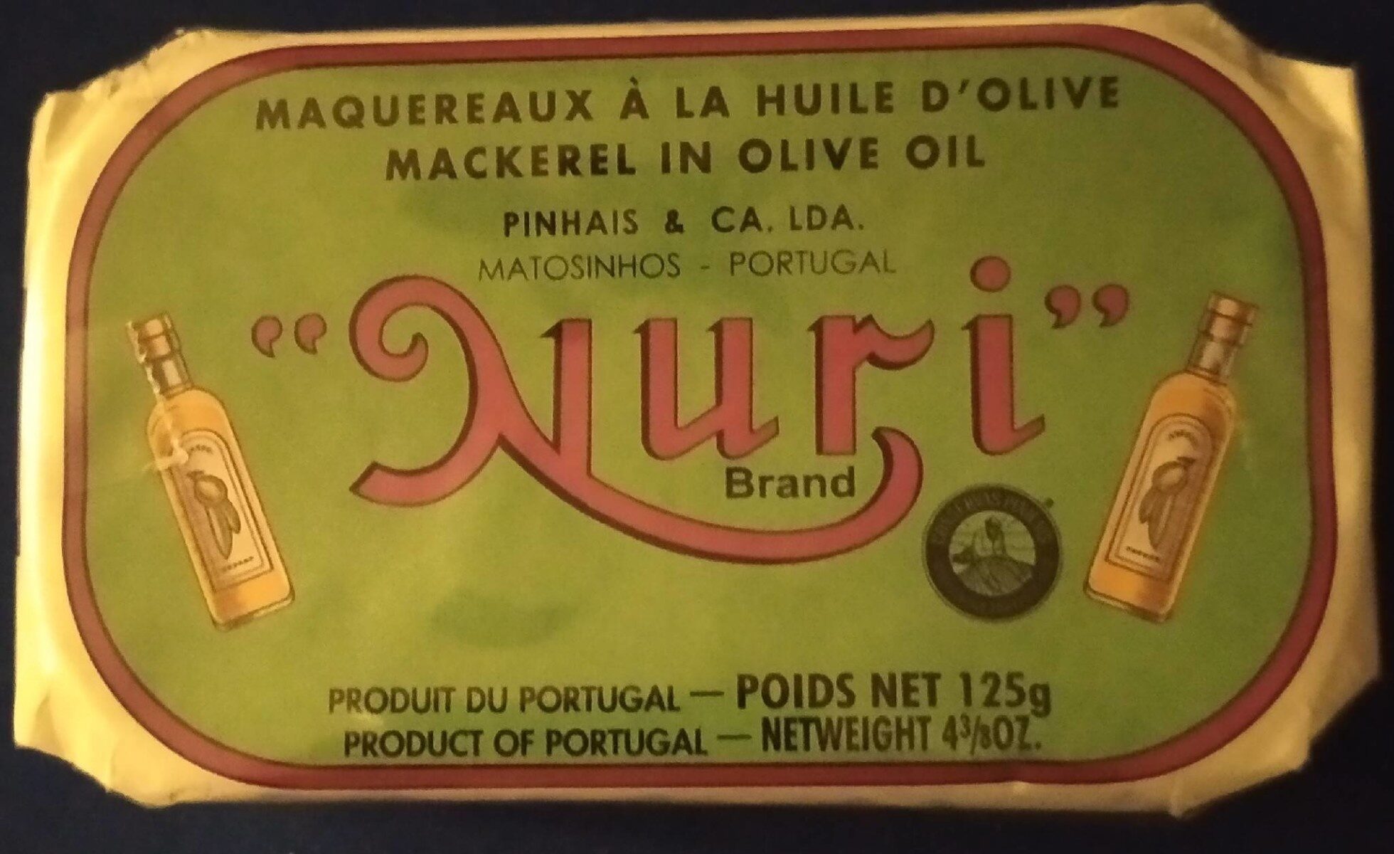 Maquereaux à l'huile d'olive - Produit