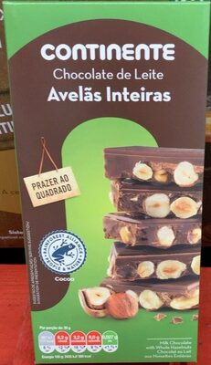 Chocolate de Leite Avelãs Inteiras - Product - pt
