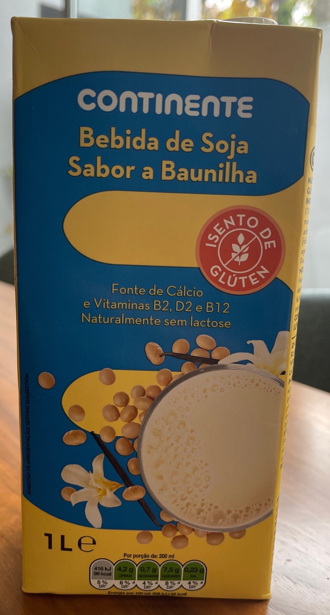 Bebida de Soja Sabor a Baunilha - Produto