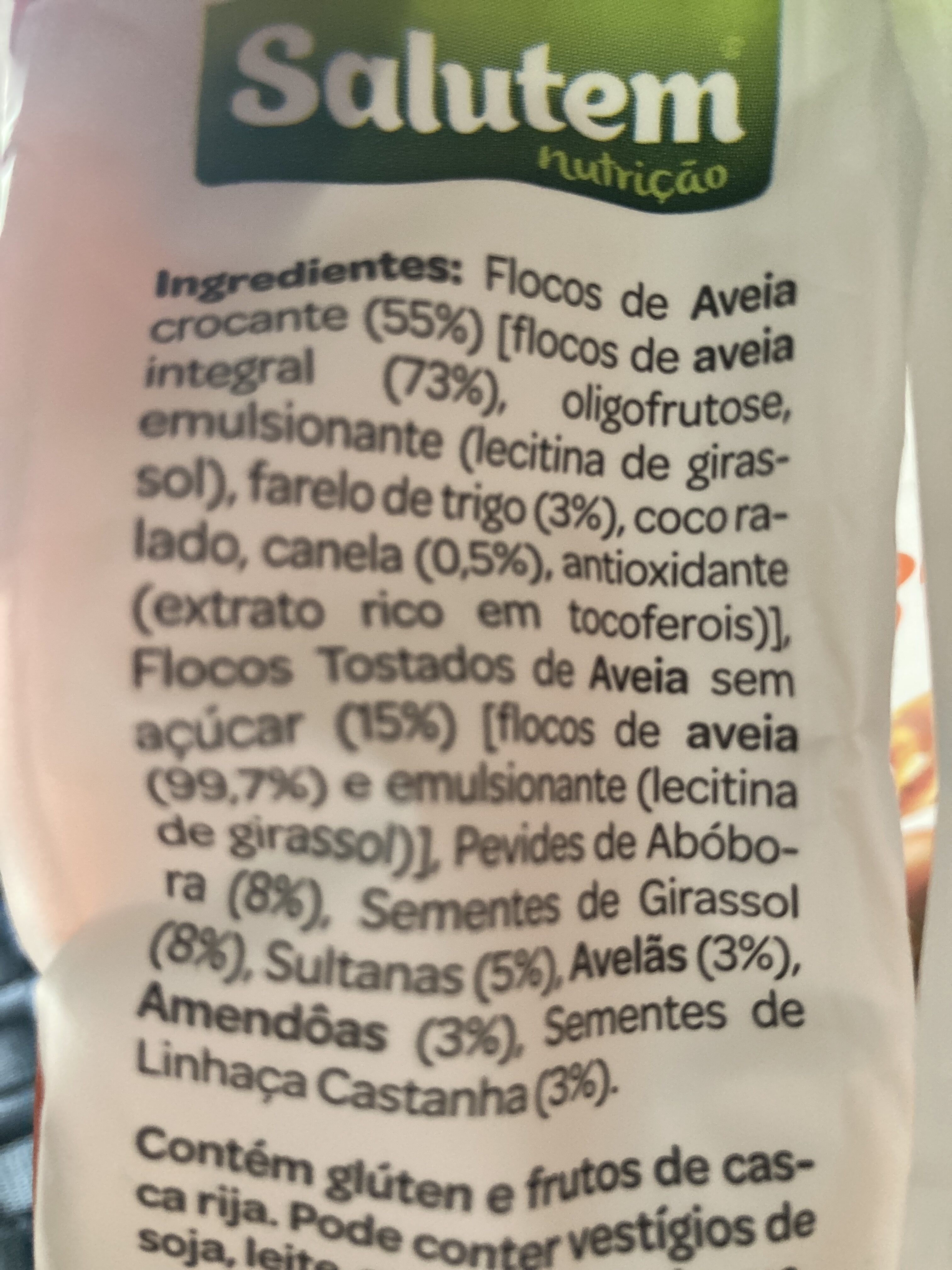 Granola - Ingredients - pt