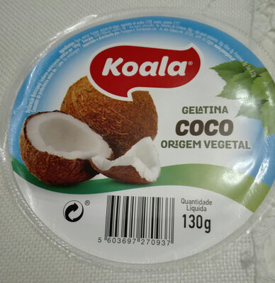 Gelatina Coco Origem Vegetal - Ingredients - pt