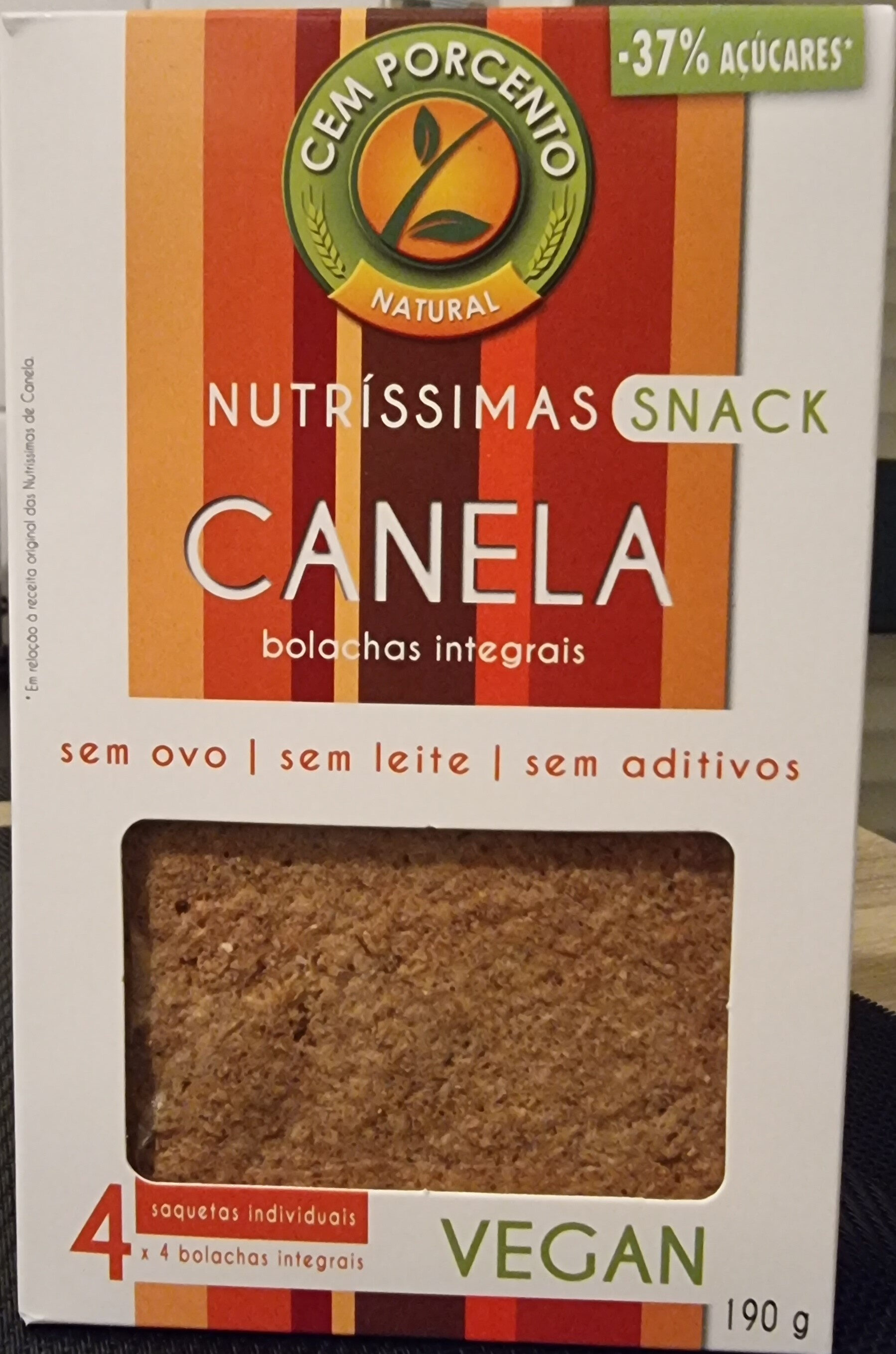 Nutríssimas Snack Canela - نتاج - pt