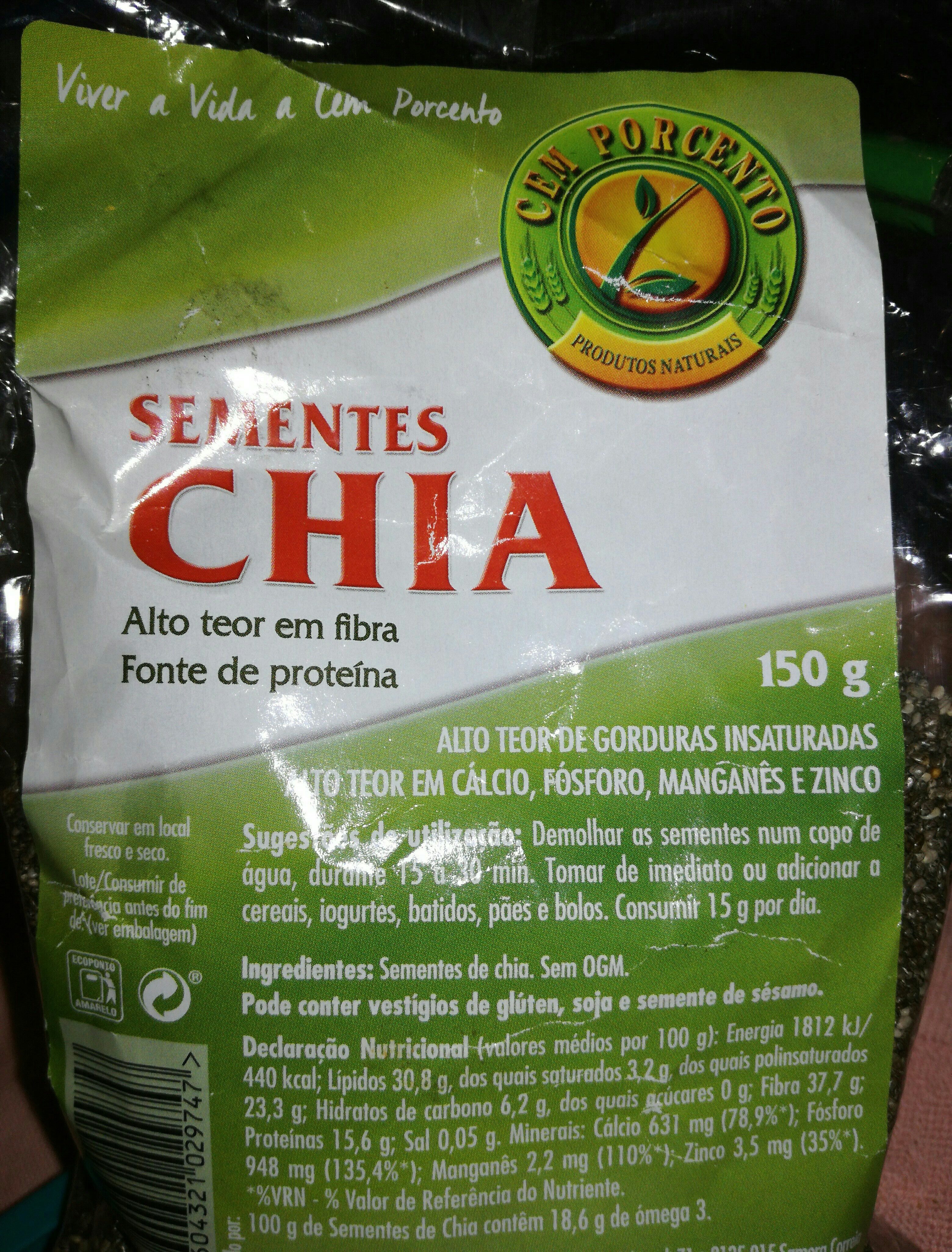 Graine de chia - Ingredients - pt