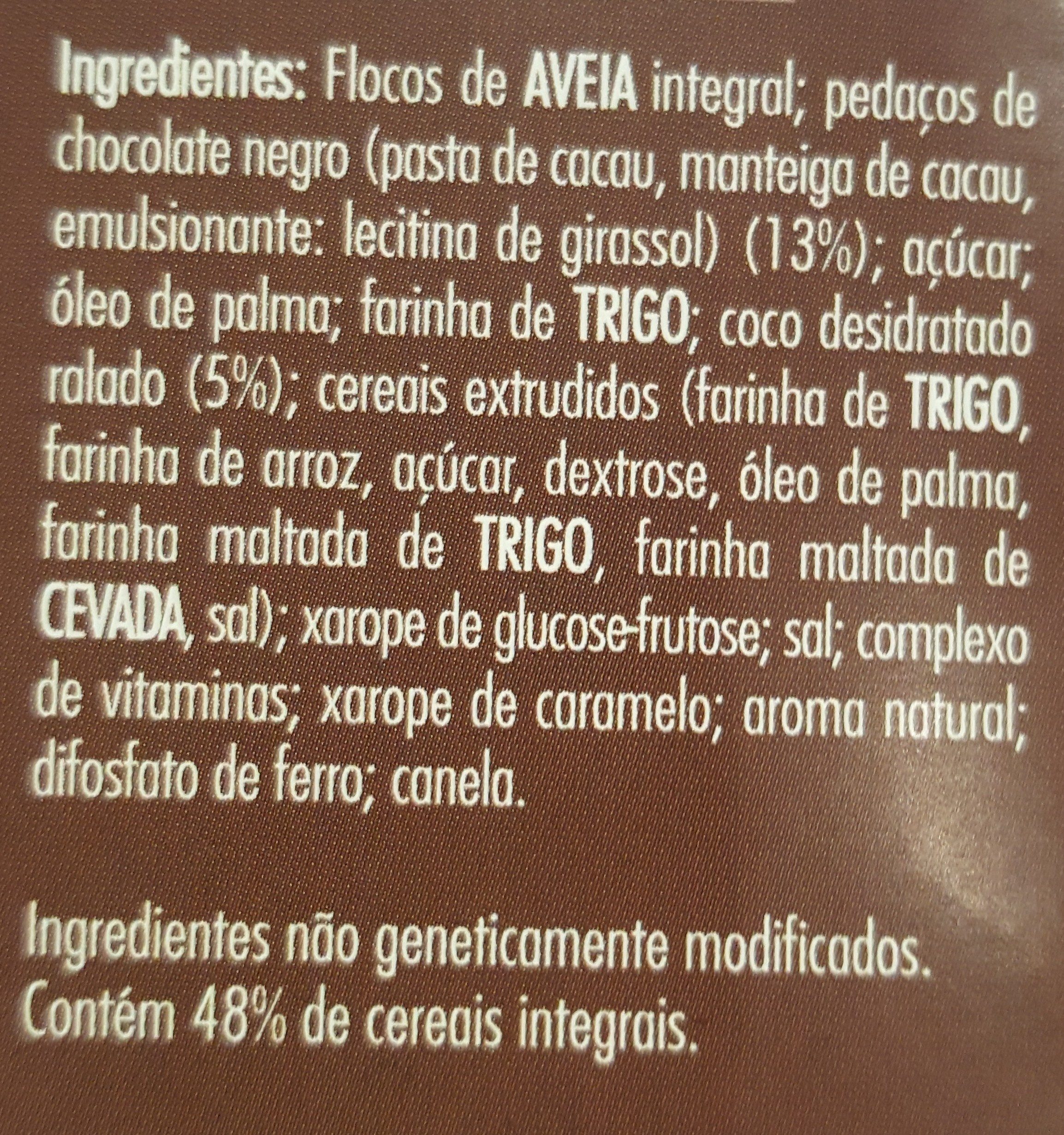 Granola chocolat et coco - Ingrédients