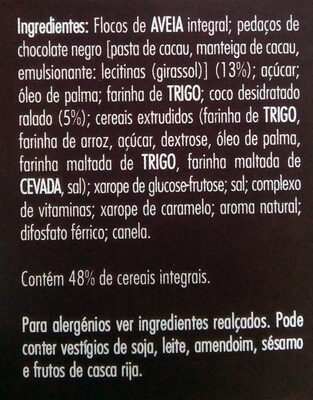 Granola chocolat et coco - Ingredienti - pt