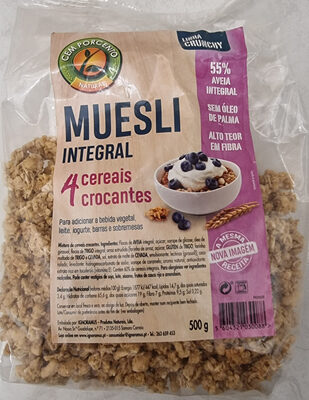 Museli Integral 4 cereais crocantes - Prodotto - pt