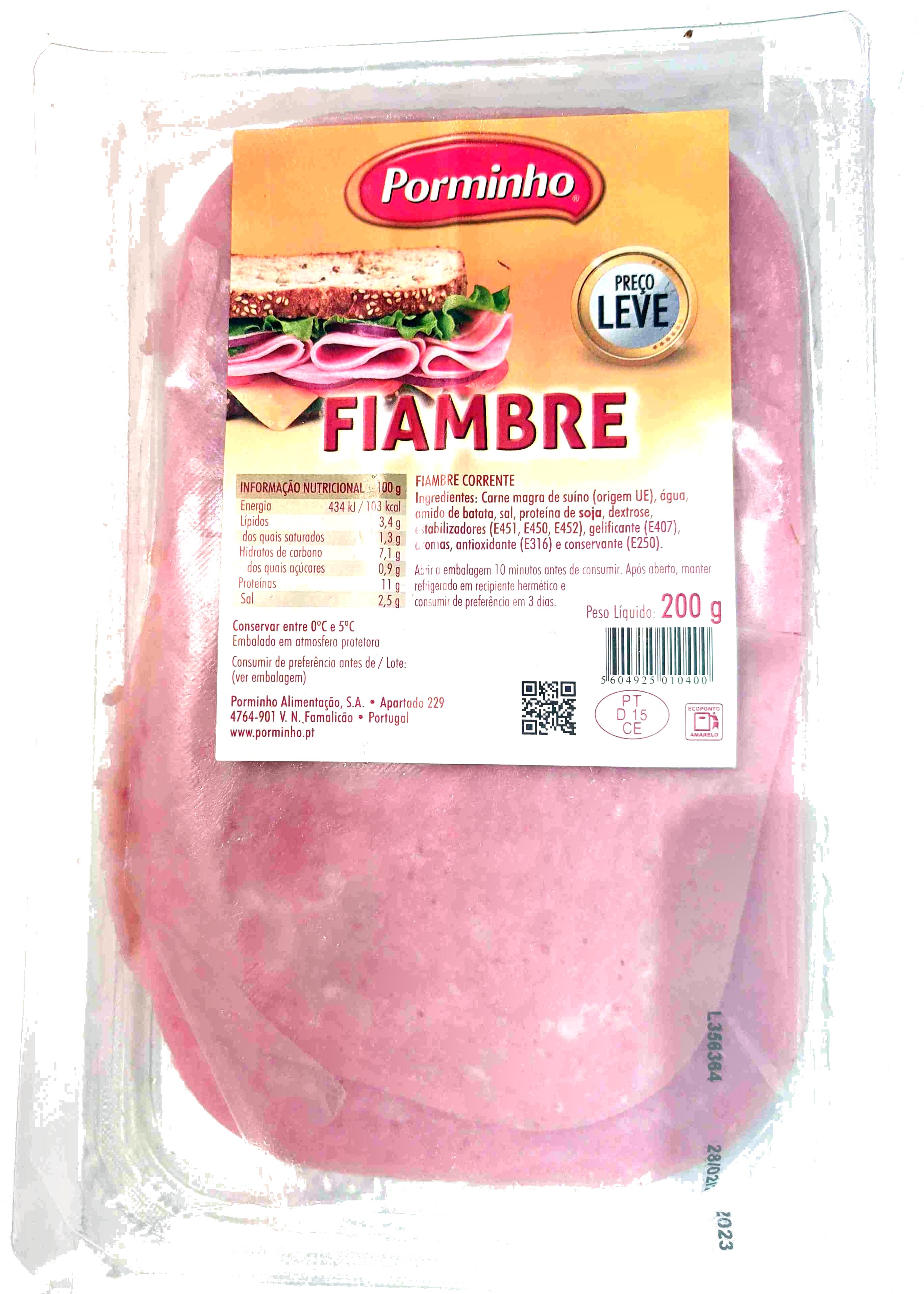Fiambre - Producte - pt