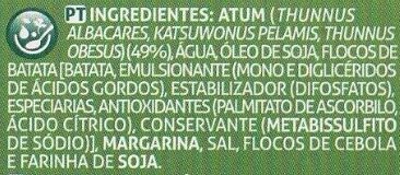 Patê de Atum - Ingredientes - pt