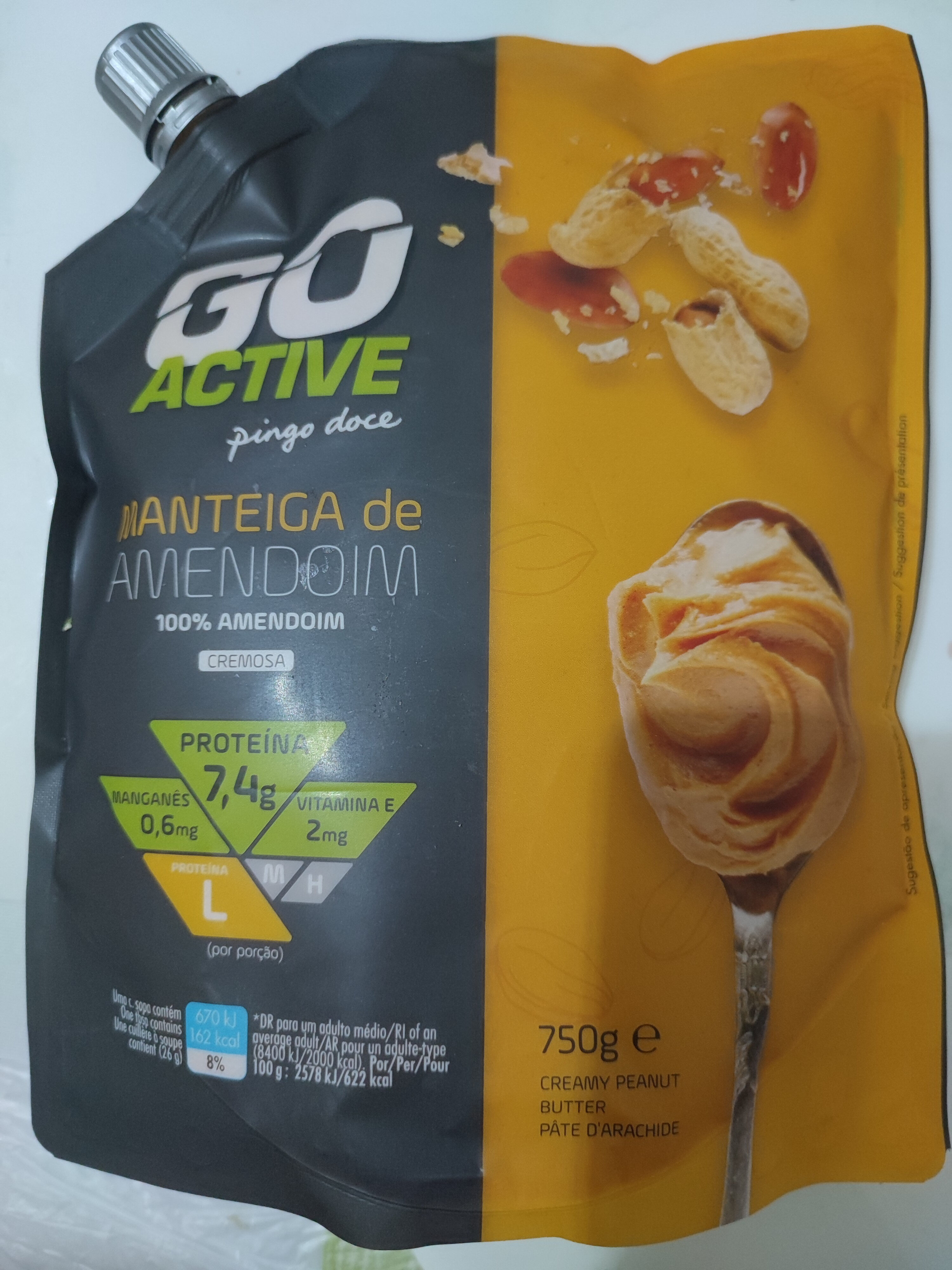 Manteiga de Amendoim Go Active - Produto