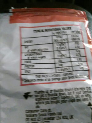 Doritos Tangy Cheese - Nutrition facts