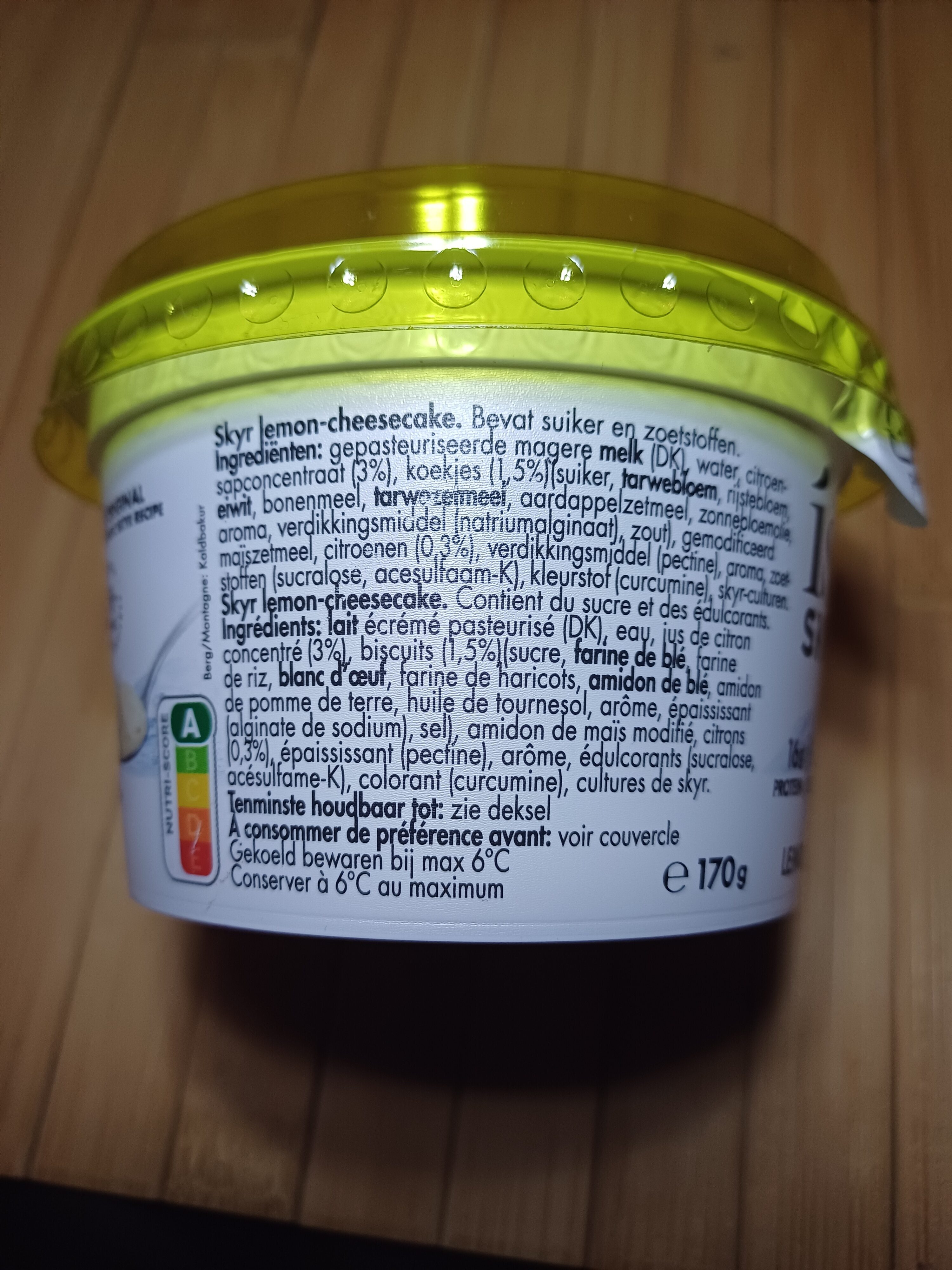 Lemon Cheescake - Ingrediënten