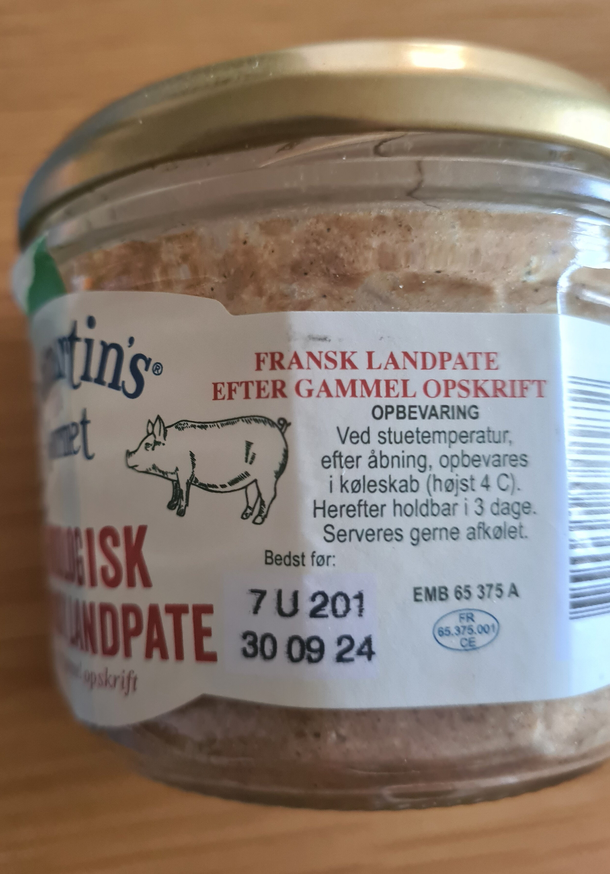 Økologisk Fransk Landpate - Produkt