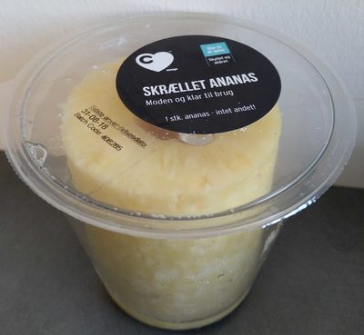Skrællet ananas - Produkt - en