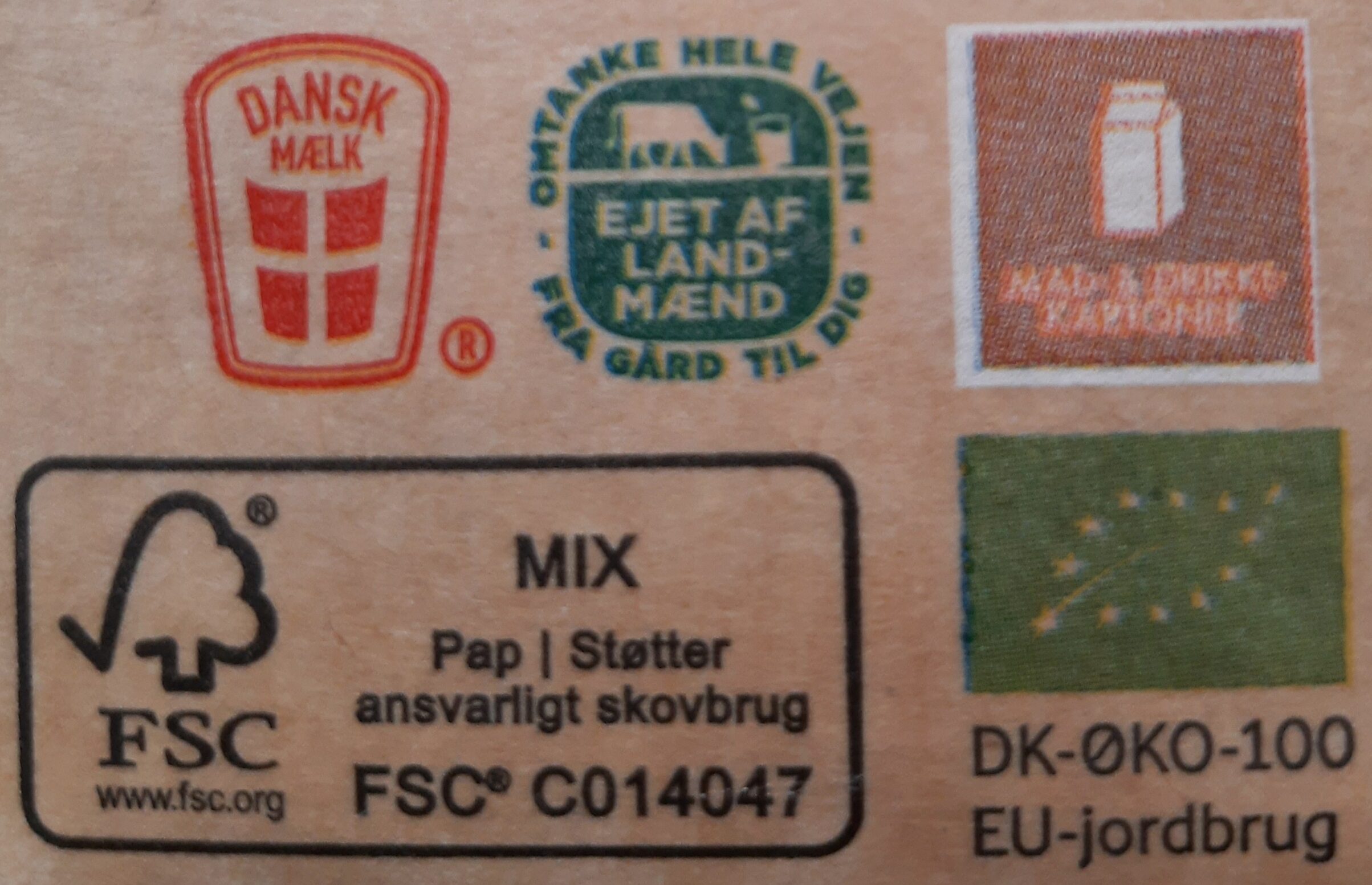 Økologisk Skummet Mælk - Recycling instructions and/or packaging information - da