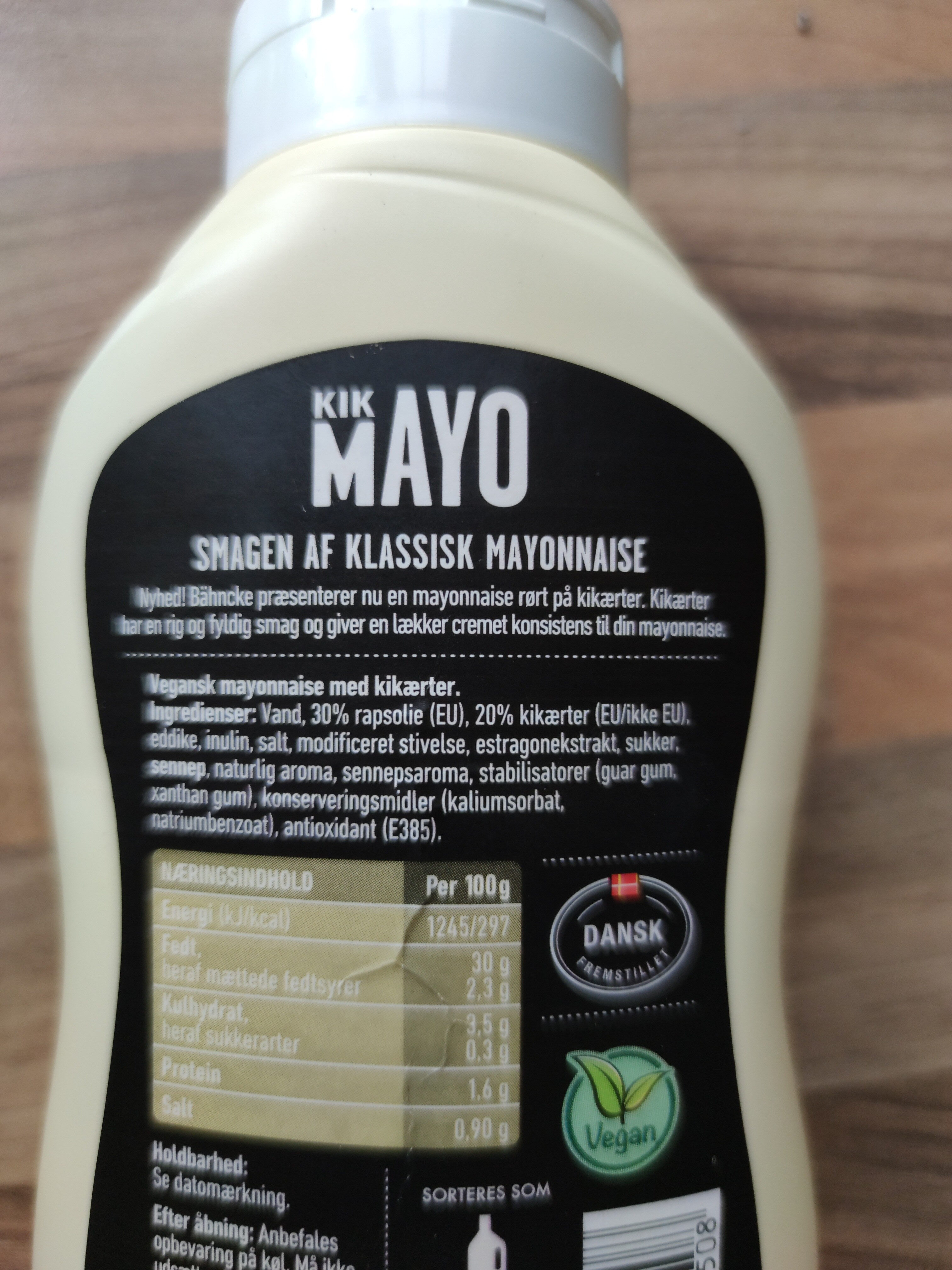 Kik Mayo - Ingredienser