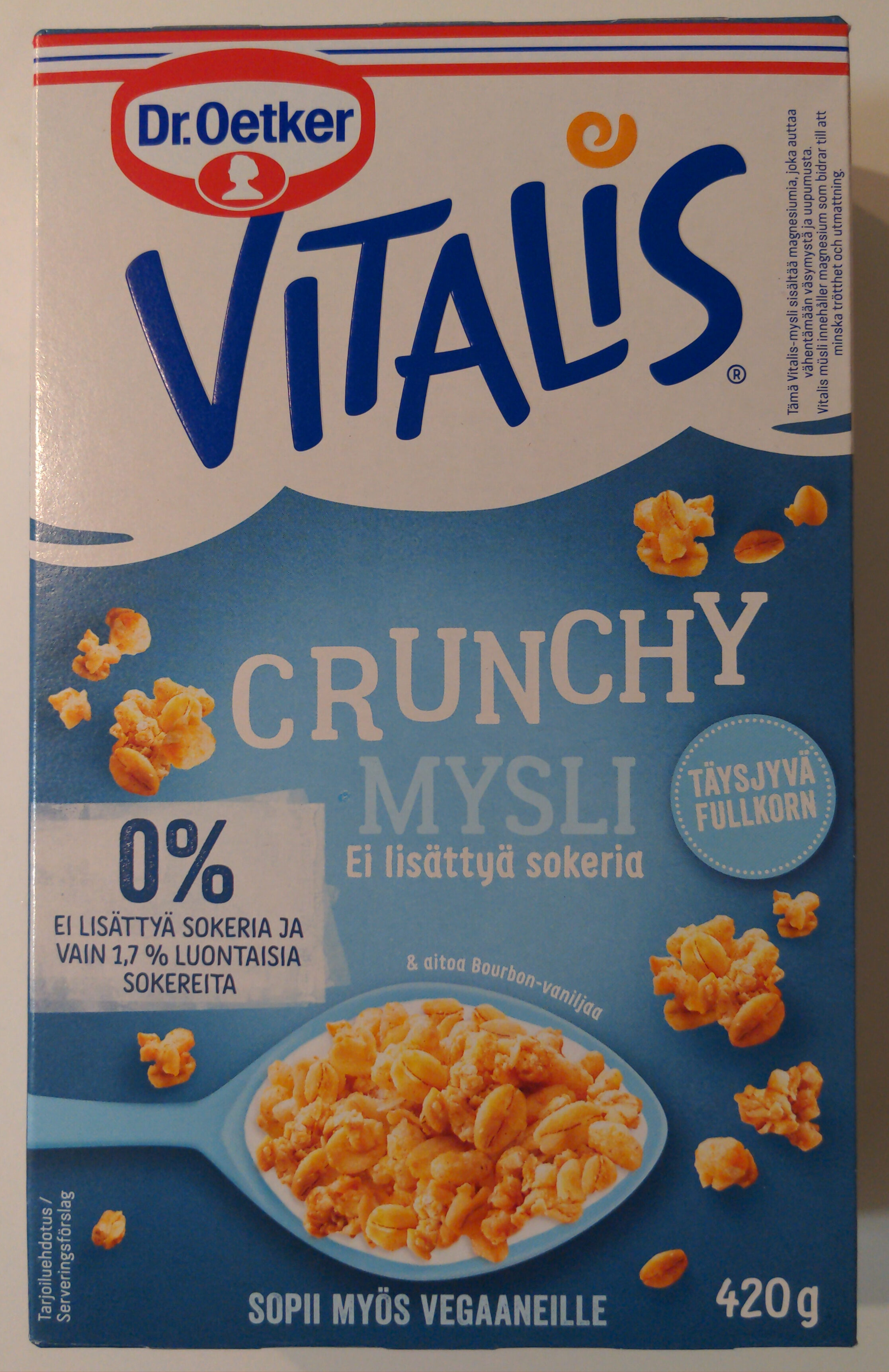Vitalis crunchy mysli - Product - fi