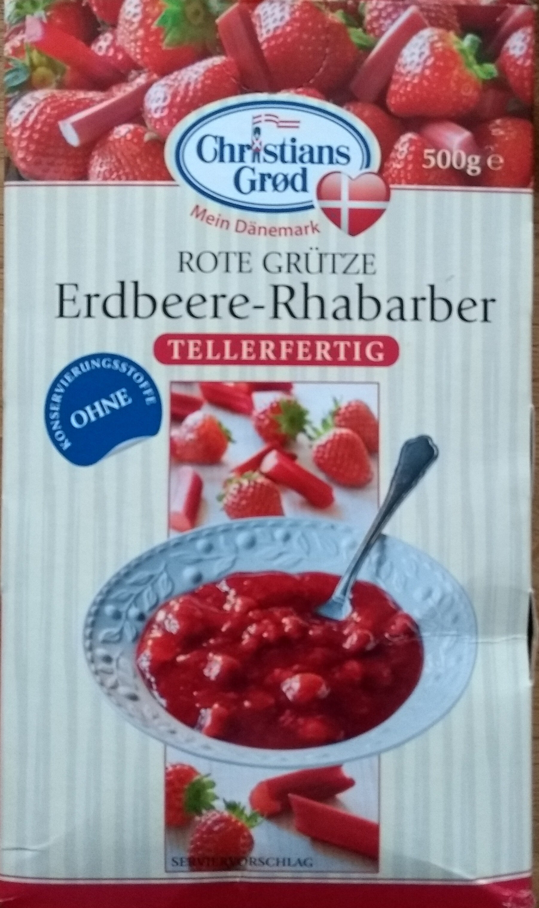 Rote Grütze Erdbeer-Rhabarber - Produkt