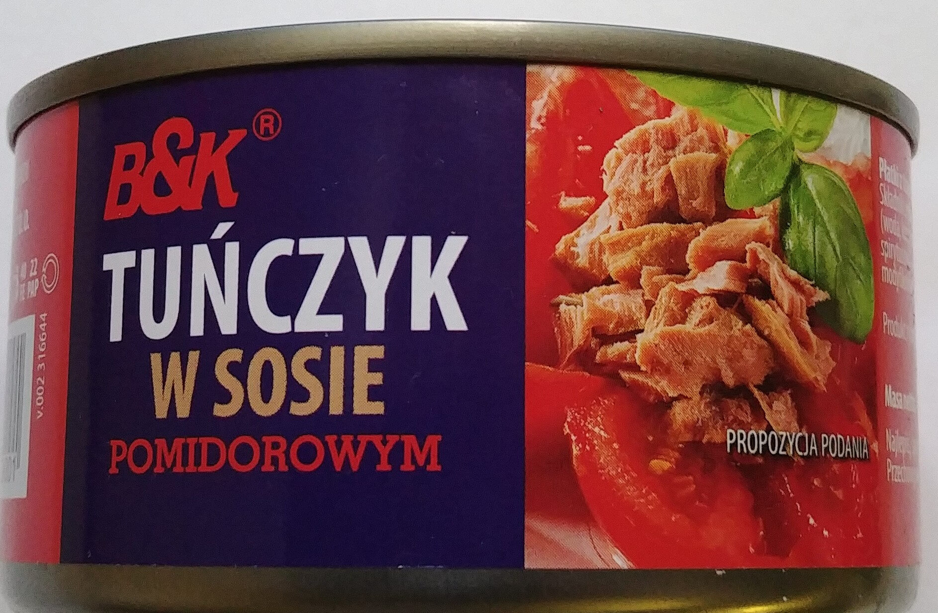 Tuńczyk w sosie pomidorowym. - Producto - pl