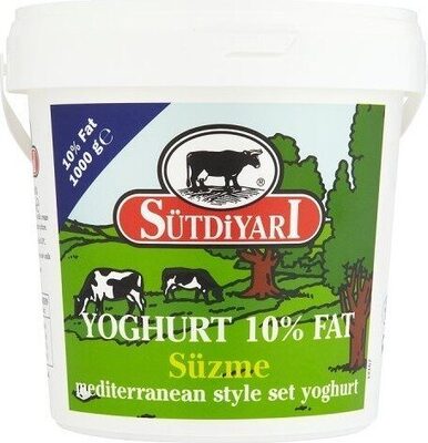 Yoghurt 10% Fat Süzme Mediterranean Style Set Yoghurt - Produit