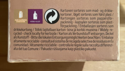 Oat Barista Creamer - Genbrugsinstruktioner og/eller emballageoplysninger - en