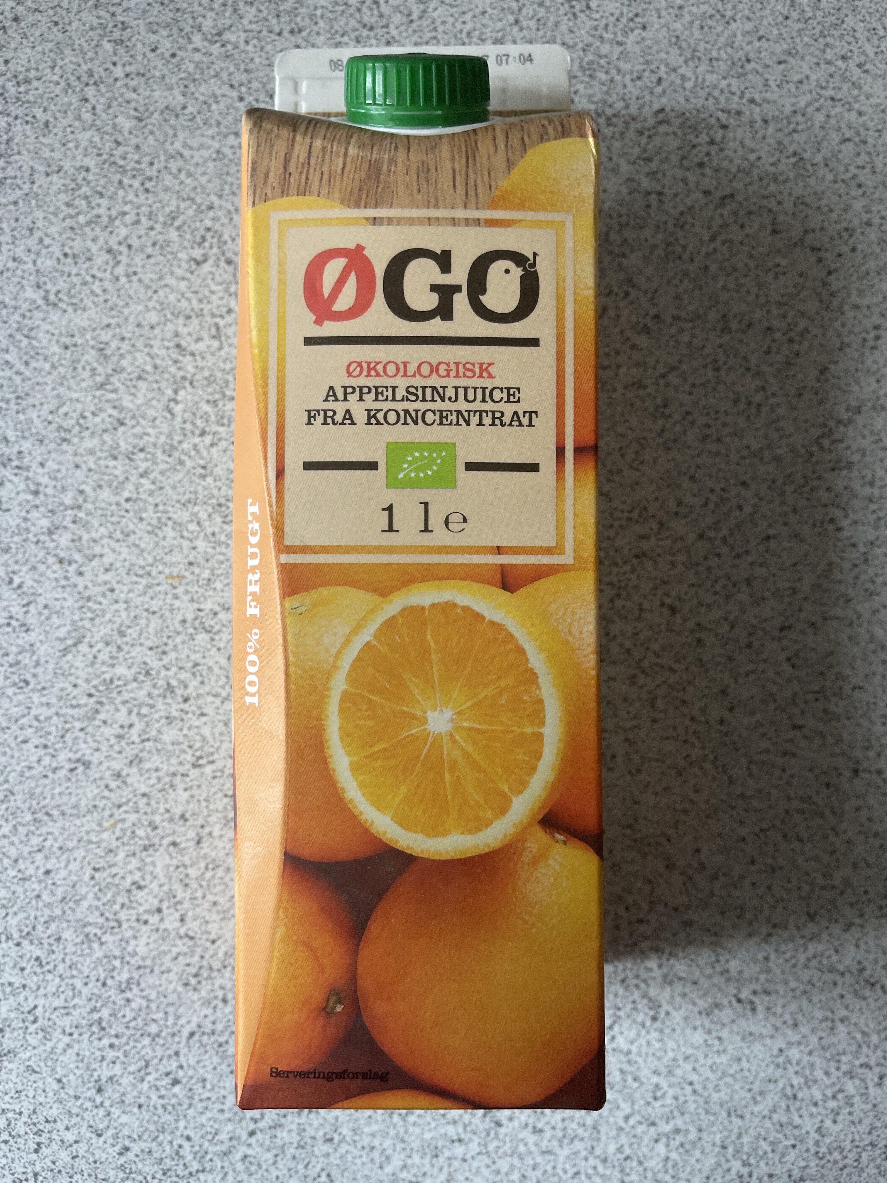 Økologisk Appelsinjuice fra koncentrat - Produkt
