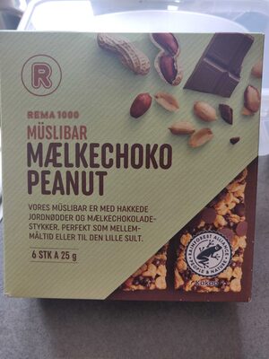 Muslibar mælkechoko peanut - Produkt - en