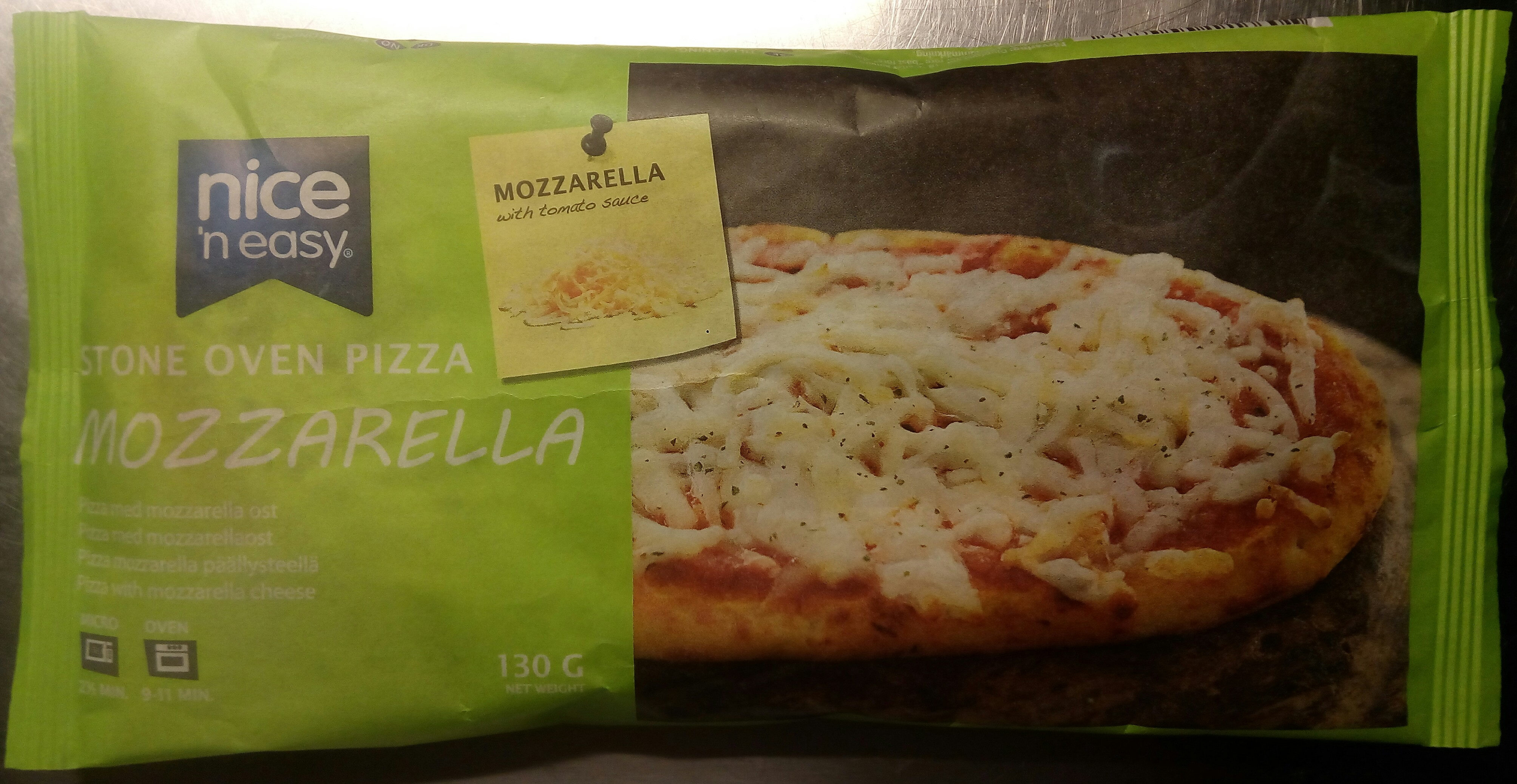 Nice 'n easy Stone oven pizza Mozzarella - Produkt